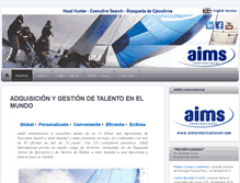 Tablet Screenshot of aims-peru.com